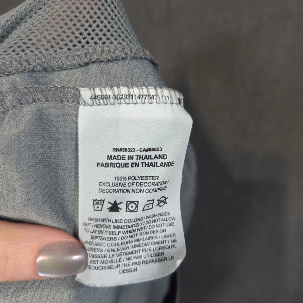 Nike Basketball Shorts Mens S Gray Dri-FIT Mesh Athletic Pockets 445591-102931